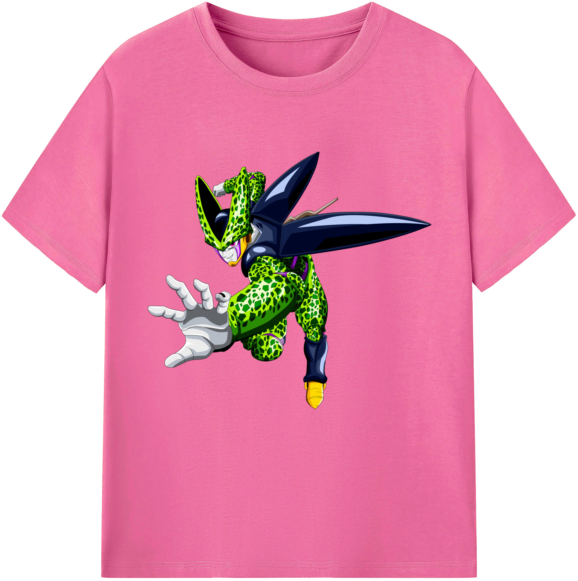 （画像用） ドラゴンボール セル DRAGON BALL Cell レディースカジュアルプリントTシャツ（綿100％）